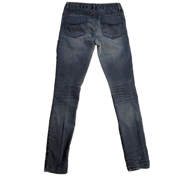 Gap 1969 Jeans Women's Size 26 Dark Wash Low Rise Stretch Skinny Denim Pants - Picture 2 of 11